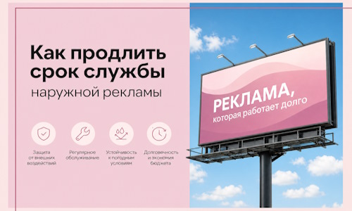 Как продлить срок службы наружной рекламы в Каменске-Шахтинском