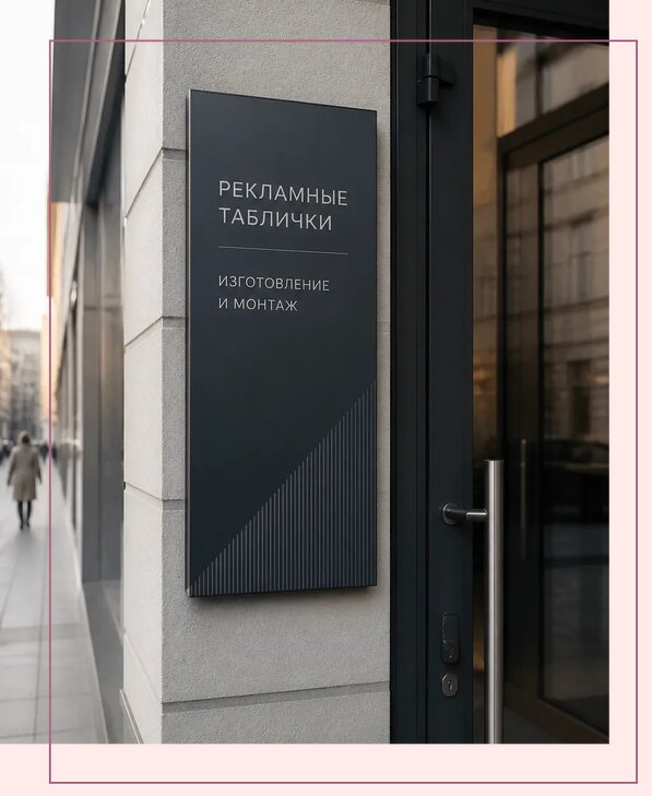 Рекламные таблички в Каменске-Шахтинском по цене от 4635 р. | Аванза-Ксш