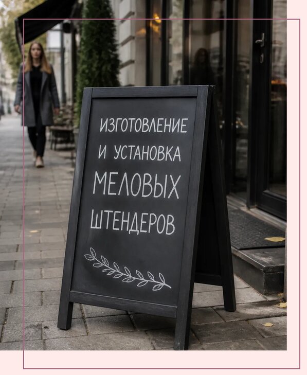 Меловые штендеры в Каменске-Шахтинском по цене от 6696 р. | Аванза-Ксш